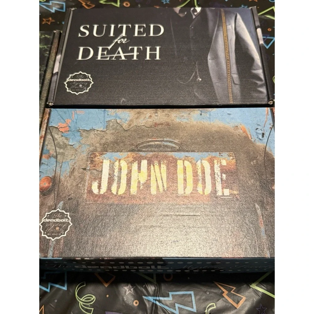 Deadbolt‎ Mystery Society (4) Closet Death John Doe Unearthed Sealed Envelopes